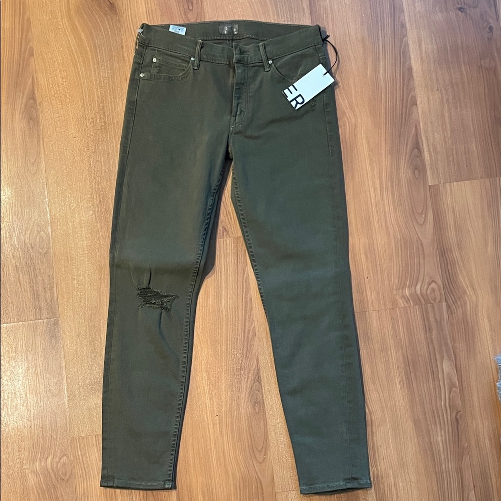 MOTHER Women's Olive Skinny Jeans